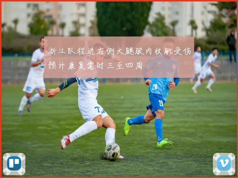 浙江队程进右侧大腿股内收肌受伤预计康复需时三至四周
